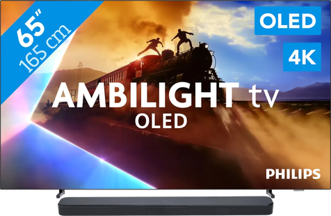 Philips Ambilight 65'' OLED760 4K (2025) + JBL Bar 300 M2 Zwart