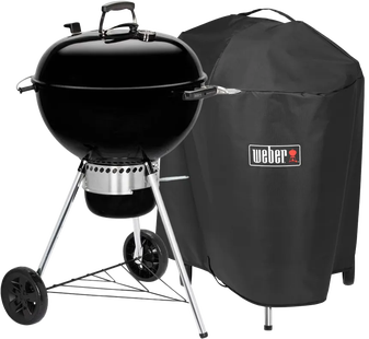 Weber Master Touch GBS E-5750 57 cm Zwart + Weber Premium Hoes 57 centimeter