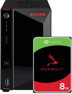 ASUSTOR AS5402T + Seagate Ironwolf 8TB