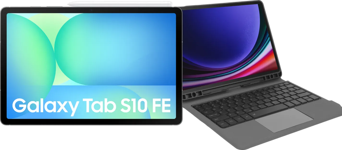Samsung Galaxy Tab S10 FE 10,9 inch 128GB Wifi/5G Grijs EE+ Toetsenbord Hoes QWERTY