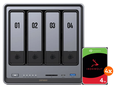 UGREEN NASync DXP4800 + Seagate Ironwolf 4TB 4-Pack