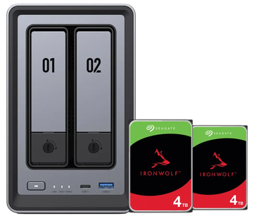 UGREEN NASync DXP2800 + Seagate Ironwolf 4TB Duo Pack