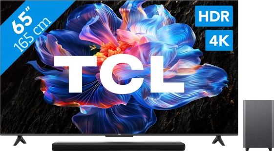TCL 65 Led P61K 4K (2025) + TCL S55H 2.1 Soundbar