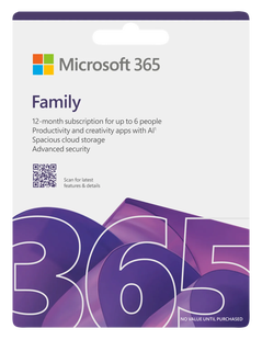 Microsoft 365 Family EN Abonnement 1 jaar