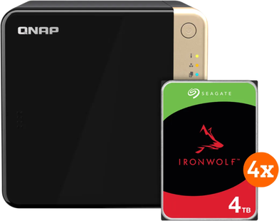 QNAP TS-464-8G + Seagate Ironwolf 16TB (4x4TB)
