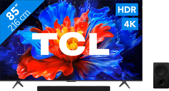 TCL 85 QLED P81K 4K (2025) + TCL Q75H