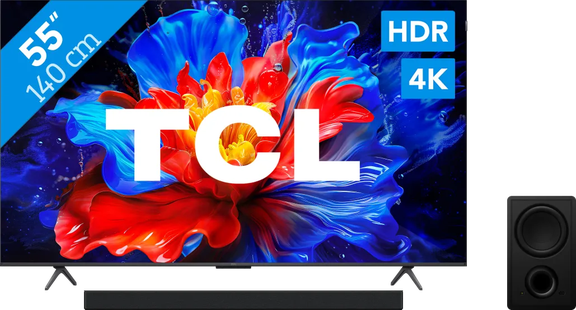TCL 55 QLED P81K 4K (2025) + TCL Q65H