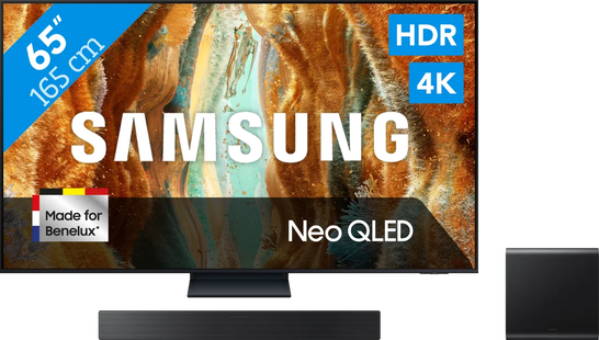 Samsung 65 Neo QLED QN73F 4K (2025) + Samsung HW-QS700F (2025)