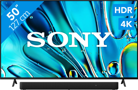 Sony Bravia 3 50 4K Led (2025) + Sony HT-S2000 Zwart