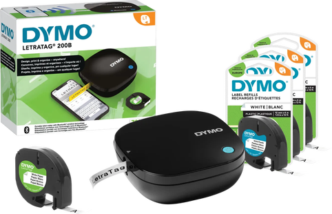 DYMO LetraTag 200B Bluetooth Labelprinter + 3 extra labels