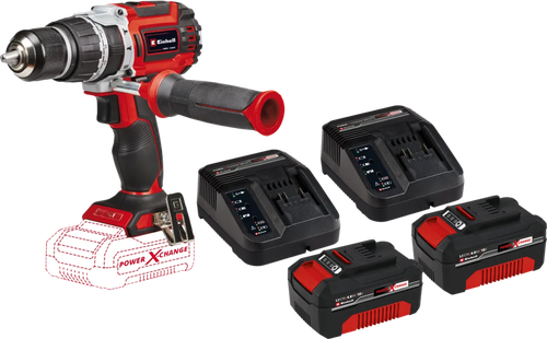 Einhell TP-CD 18/60 Li-i BL Solo 4,0 Ah Accu (2x) Starterspakket