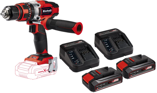 Einhell TE-CD 18/48 Li-i Solo 4,0 Ah Accu (2x) Starterspakket