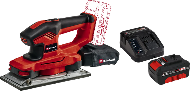 Einhell TE-OS 18/230 Li Solo + Einhell 18 V/4.0 Ah Starter Kit - Power X-Change