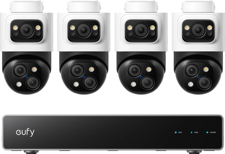 Eufy PoE Security System + NVR + S4 4-Pack