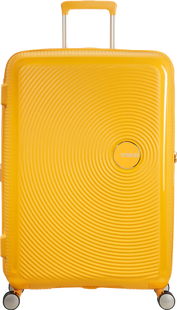 American Tourister Soundbox Expandable Spinner 77cm Golden Yellow