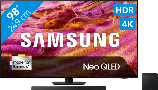 Samsung 98 Neo QLED QN90F 4K (2025) + Samsung HW-QS700F (2025)