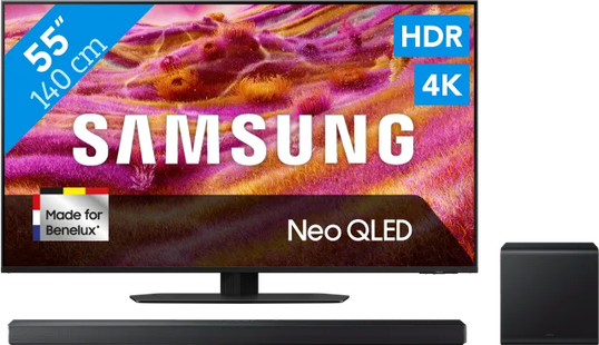 Samsung 55 Neo QLED QN90F 4K (2025) + Samsung HW-QS700F (2025)