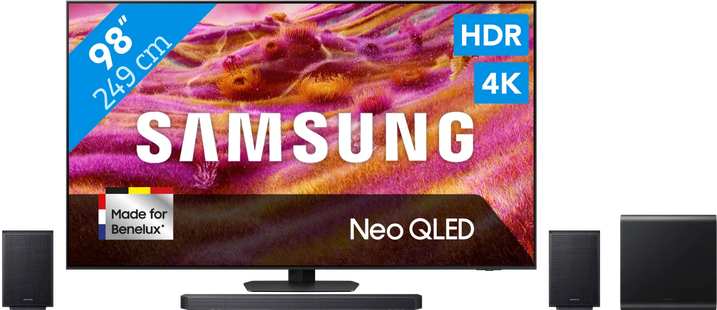 Samsung 98 Neo QLED QN90F 4K (2025) + Samsung HW-Q930F (2025)