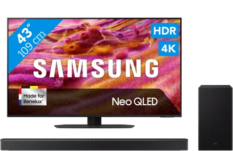 Samsung 43 Neo QLED QN90F 4K (2025) + Samsung HW-Q600F (2025)