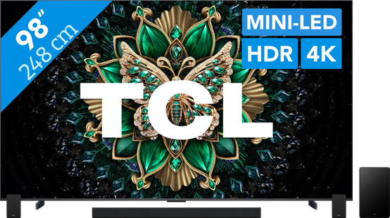 TCL 98 QD Mini-led C61K 4K (2025) + TCL Q85H PRO