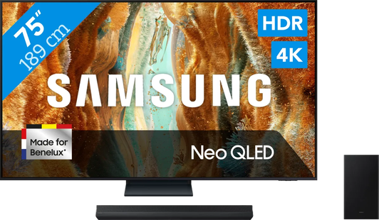 Samsung 75 Neo QLED QN73F 4K (2025) + Samsung HW-B66CF (2025)