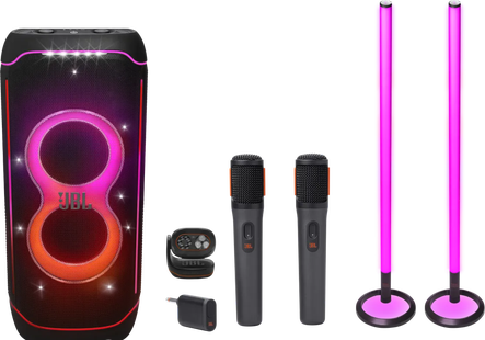 JBL Partybox Ultimate Karaoke pakket Klein