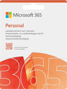 Microsoft 365 Personal NL Abonnement 1 jaar