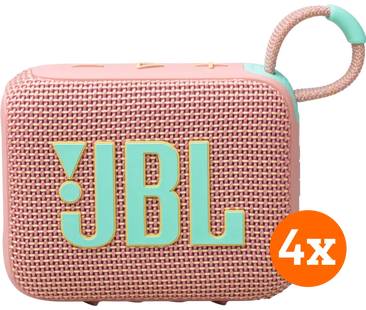 JBL Go 4 Roze 4-pack