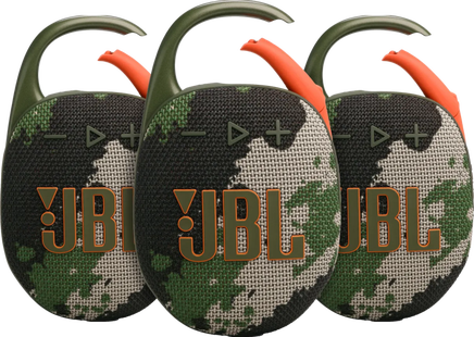 JBL Clip 5 Squad 3-pack