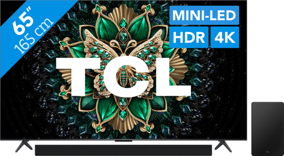 TCL 65 QD Mini-led C61K 4K (2025) + TCL Q75H
