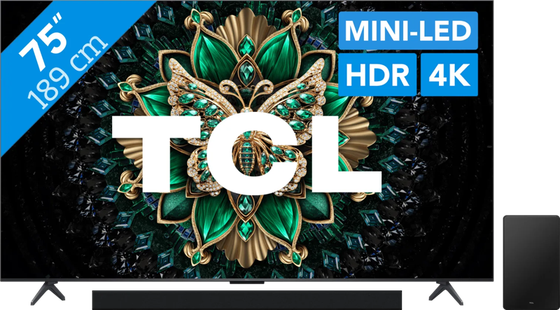 TCL 75 QD Mini-led C61K 4K (2025) + TCL Q75H