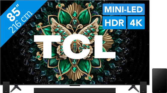 TCL 85 QD Mini-led C61K 4K (2025) + TCL Q85H PRO