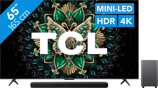 TCL 65 QD Mini-led C61K 4K (2025) + TCL S55H 2.1 Soundbar