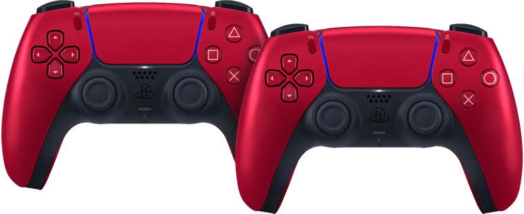 Sony Playstation 5 DualSense Draadloze Controller Volcanic Red Duo Pack