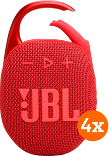 JBL Clip 5 Rood 4-pack