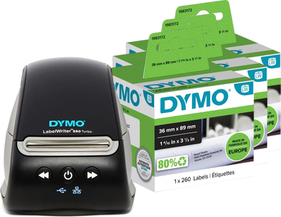DYMO LabelWriter 550 Turbo + 3 extra labels