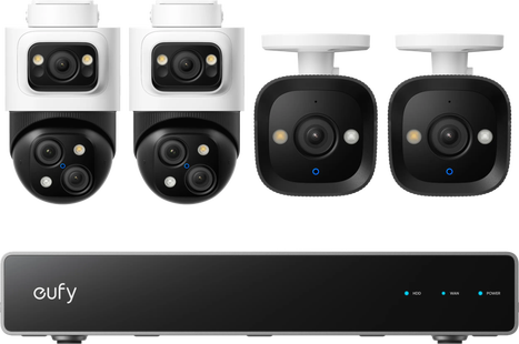 Eufy PoE Security System + NVR + S4 2-Pack + E40 2-Pack