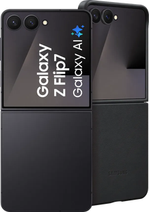 Samsung Galaxy Z Flip 7 512GB Zwart 5G + Samsung Kindsuit Back Cover Zwart