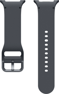 Samsung Galaxy Watch 8 Series Siliconen Sport Bandje Donkergrijs S/M