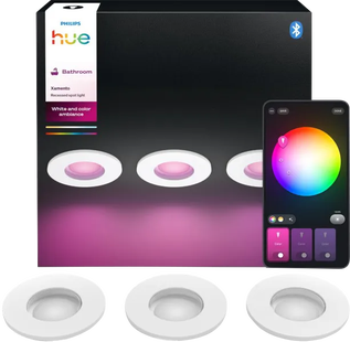 Philips Hue Xamento badkamerinbouwspot White and Color Wit 3-pack