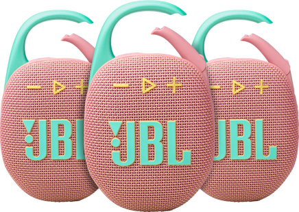 JBL Clip 5 Roze 3-pack