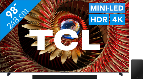 TCL 98 QD Mini-led C81K 4K (2025) + TCL Q75H