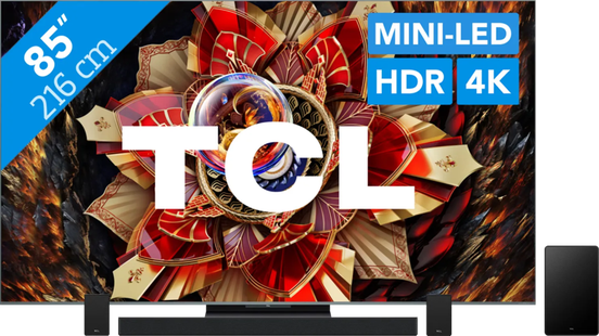 TCL 85 QD Mini-led C9K 4K (2025) + TCL Q85H PRO