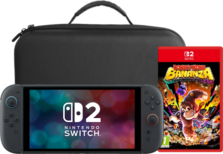 Nintendo Switch 2 + Donkey Kong Bananza + BlueBuilt Travelcase XL