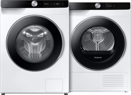 Samsung WW90DG6U85LK AI Wash + Samsung DV90DG6845LKU3 AI Dry