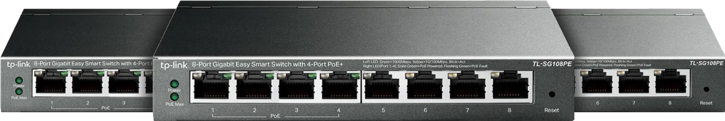TP-Link TL-SG108PE 3-pack