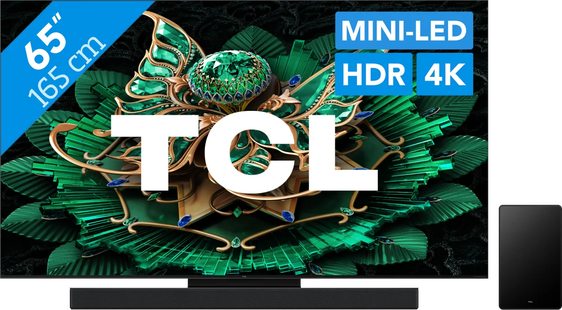 TCL 65 QD Mini-led C71K 4K (2025) + TCL Q65H