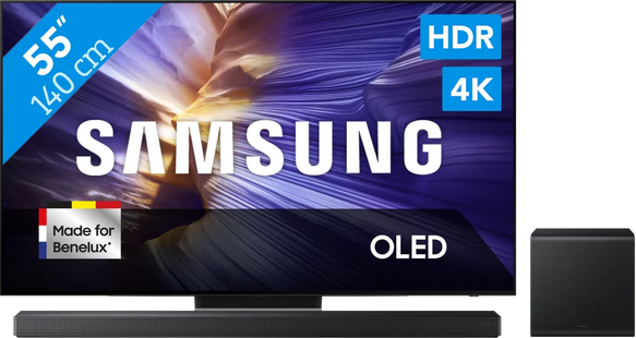 Samsung 55 OLED S90F 4K (2025) + Samsung HW-QS700F (2025)