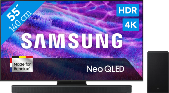 Samsung 55 Neo QLED QN82F 4K (2025) + Samsung HW-B750F (2025)