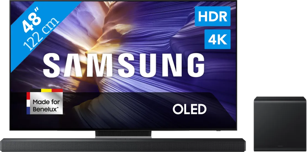Samsung 48 OLED S90F 4K (2025) + Samsung HW-QS700F (2025)